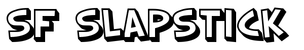SF Slapstick Comic font preview